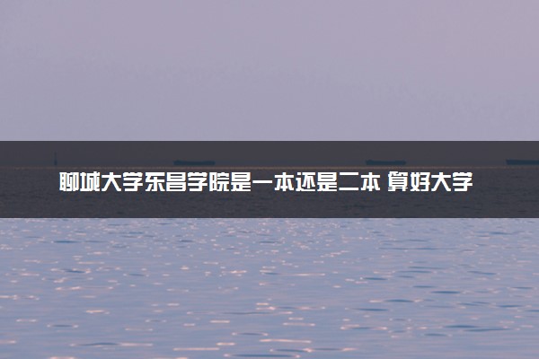 聊城大学东昌学院是一本还是二本 算好大学吗