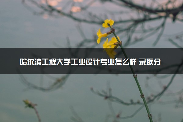 哈尔滨工程大学工业设计专业怎么样 录取分数线多少
