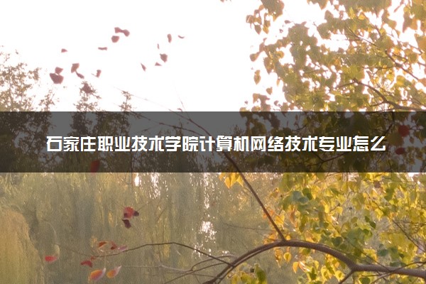 石家庄职业技术学院计算机网络技术专业怎么样 录取分数线多少
