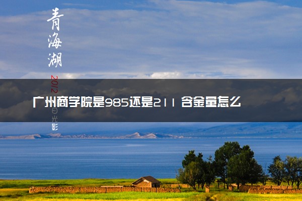广州商学院是985还是211 含金量怎么样