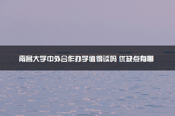 南昌大学中外合作办学值得读吗 优缺点有哪些