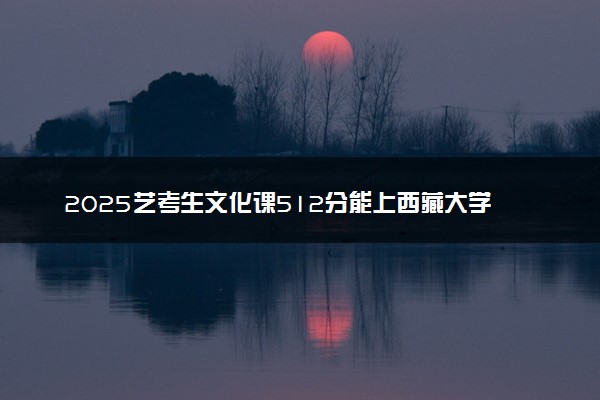 2025艺考生文化课512分能上西藏大学吗