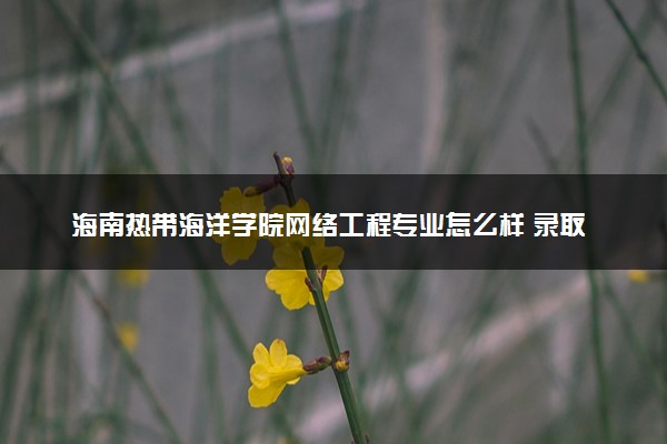 海南热带海洋学院网络工程专业怎么样 录取分数线多少