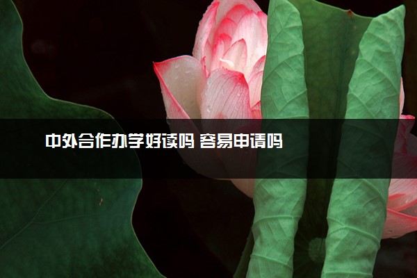 中外合作办学好读吗 容易申请吗