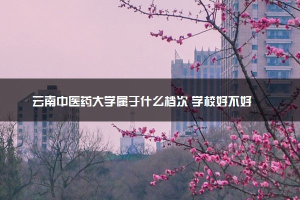 云南中医药大学属于什么档次 学校好不好
