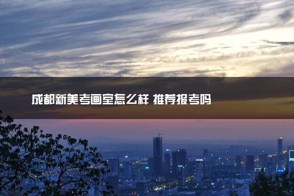 成都新美考画室怎么样 推荐报考吗