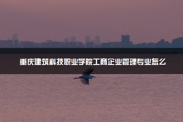 重庆建筑科技职业学院工商企业管理专业怎么样 录取分数线多少