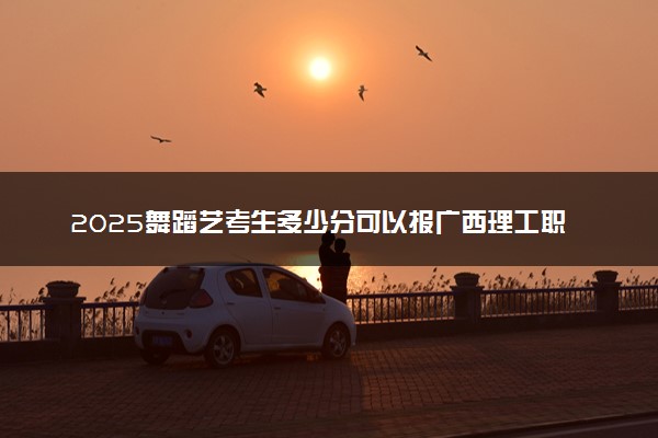 2025舞蹈艺考生多少分可以报广西理工职业技术学院