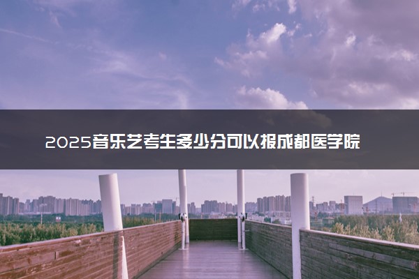 2025音乐艺考生多少分可以报成都医学院