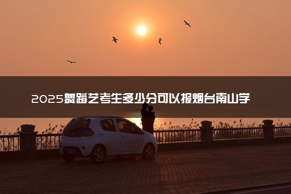 2025舞蹈艺考生多少分可以报烟台南山学院