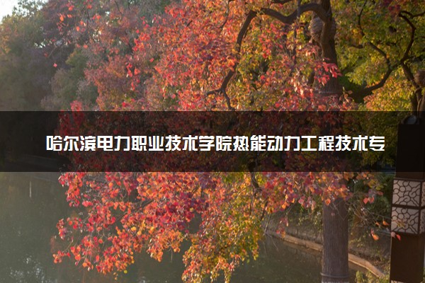 哈尔滨电力职业技术学院热能动力工程技术专业怎么样 录取分数线多少