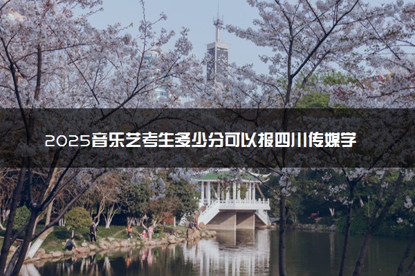 2025音乐艺考生多少分可以报四川传媒学院