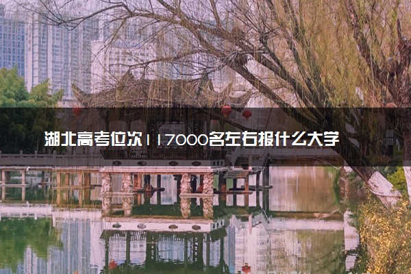 湖北高考位次117000名左右报什么大学好（2025年参考）