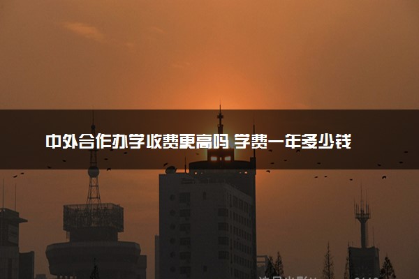 中外合作办学收费更高吗 学费一年多少钱