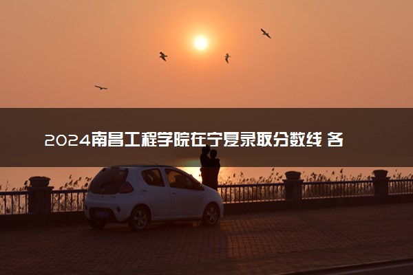 2024南昌工程学院在宁夏录取分数线 各专业分数及位次