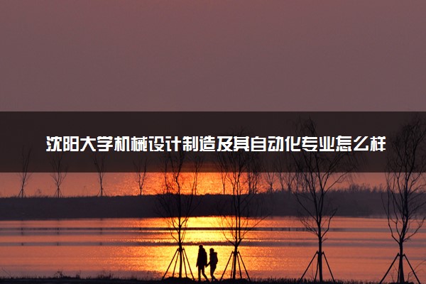 沈阳大学机械设计制造及其自动化专业怎么样 录取分数线多少
