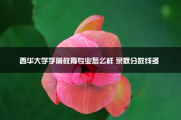 西华大学学前教育专业怎么样 录取分数线多少