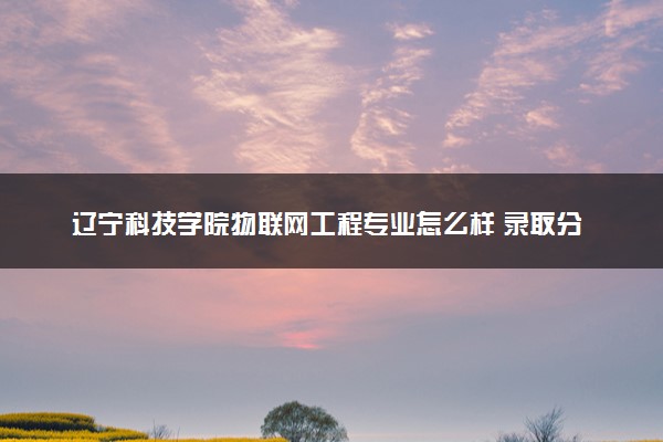辽宁科技学院物联网工程专业怎么样 录取分数线多少