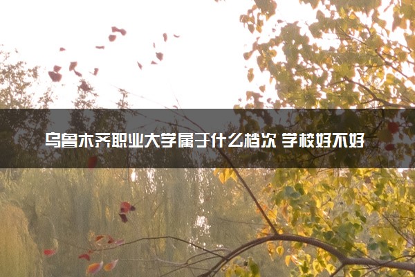 乌鲁木齐职业大学属于什么档次 学校好不好