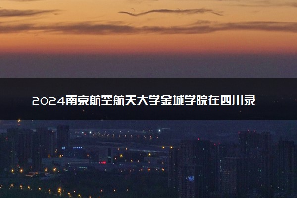 2024南京航空航天大学金城学院在四川录取分数线 各专业分数及位次
