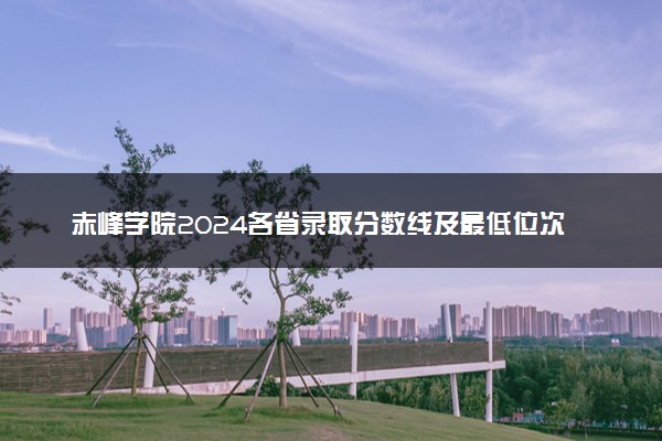 赤峰学院2024各省录取分数线及最低位次是多少