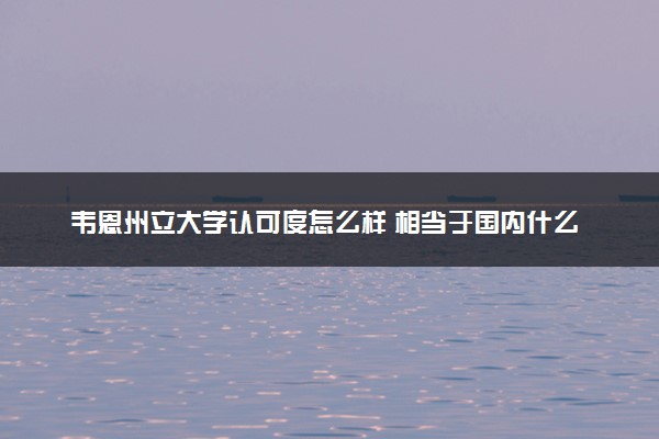 韦恩州立大学认可度怎么样 相当于国内什么大学