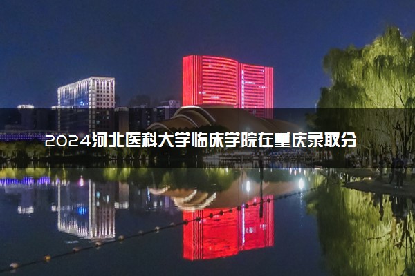 2024河北医科大学临床学院在重庆录取分数线 各专业分数及位次