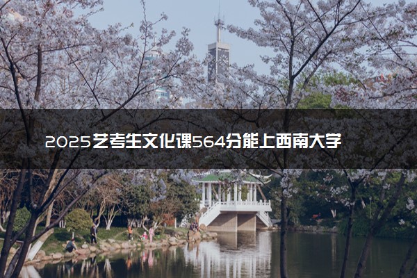 2025艺考生文化课564分能上西南大学吗