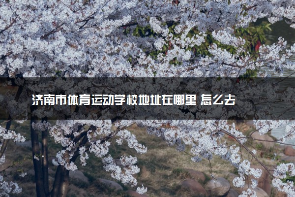 济南市体育运动学校地址在哪里 怎么去