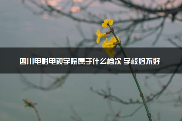 四川电影电视学院属于什么档次 学校好不好