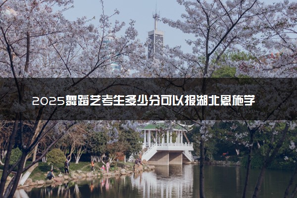 2025舞蹈艺考生多少分可以报湖北恩施学院
