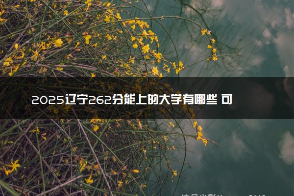 2025辽宁262分能上的大学有哪些 可以报考院校名单