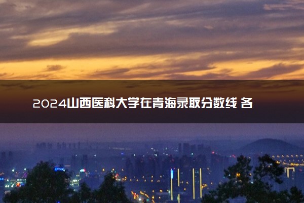 2024山西医科大学在青海录取分数线 各专业分数及位次