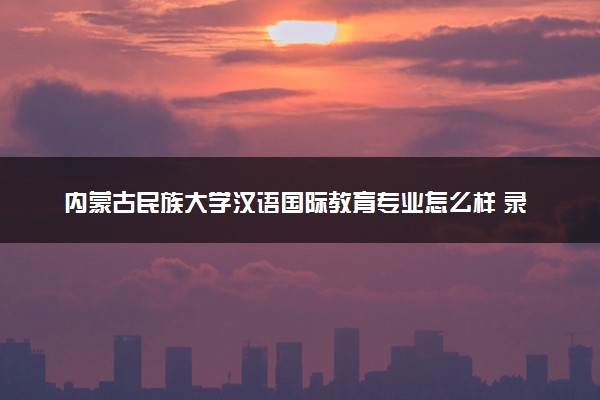 内蒙古民族大学汉语国际教育专业怎么样 录取分数线多少