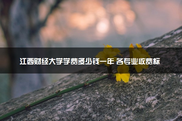 江西财经大学学费多少钱一年 各专业收费标准（2025年参考）