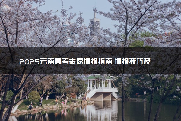 2025云南高考志愿填报指南 填报技巧及流程