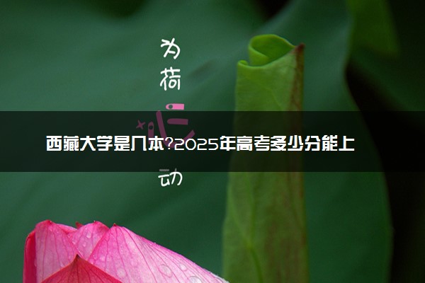 西藏大学是几本？2025年高考多少分能上及报考建议