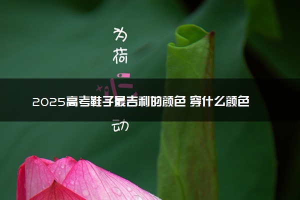 2025高考鞋子最吉利的颜色 穿什么颜色的鞋寓意好