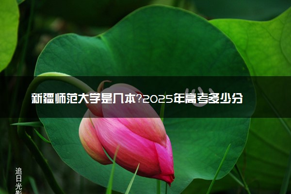 新疆师范大学是几本？2025年高考多少分能上及报考建议