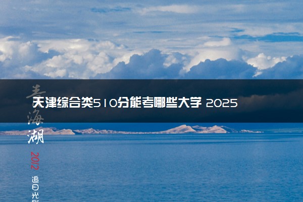 天津综合类510分能考哪些大学 2025考生稳上的大学名单