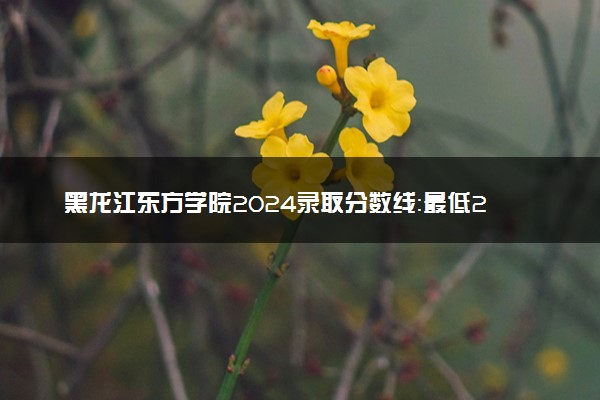 黑龙江东方学院2024录取分数线：最低272分 附2025年报考建议及注意事项