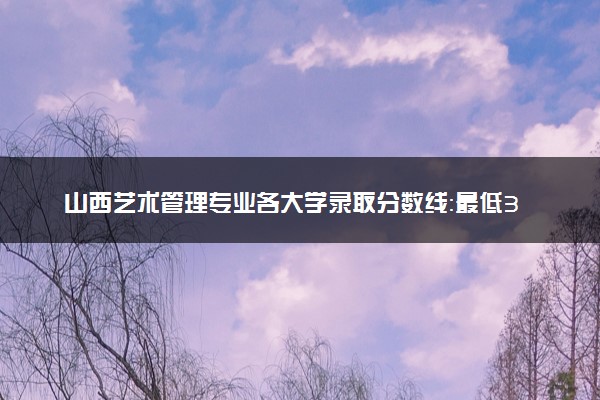 山西艺术管理专业各大学录取分数线：最低397分能上 开设院校及位次