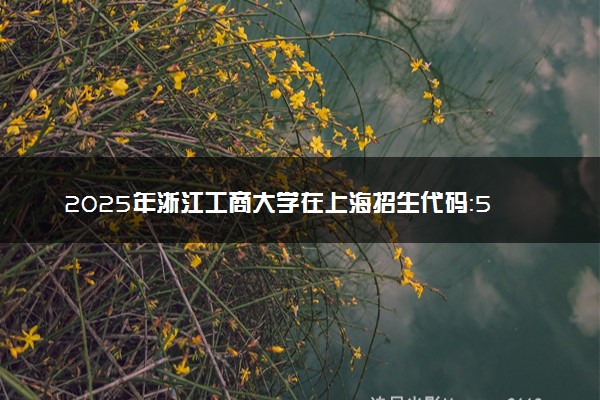 2025年浙江工商大学在上海招生代码：501 专业代码及报考指南