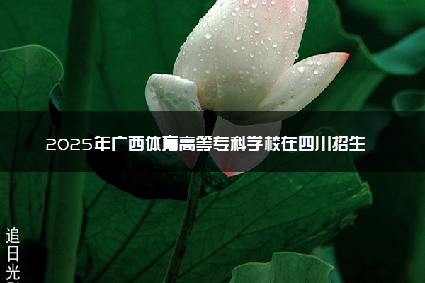 2025年广西体育高等专科学校在四川招生代码及专业代码 广西体育高等专科学校四川代码是多少？怎么查询？