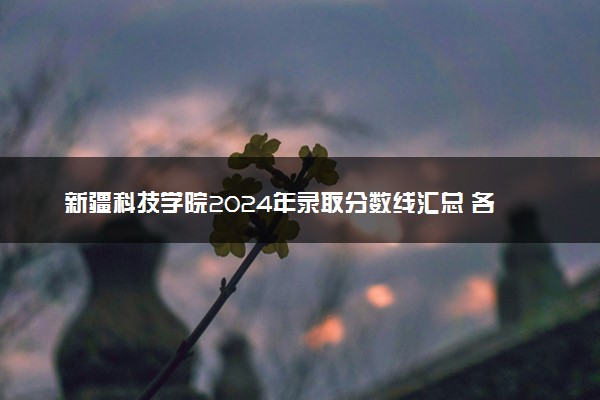 新疆科技学院2024年录取分数线汇总 各省最低分与位次排名及2025报考指南