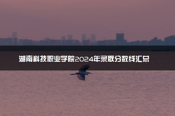 湖南科技职业学院2024年录取分数线汇总 各省最低分与位次排名及2025报考指南
