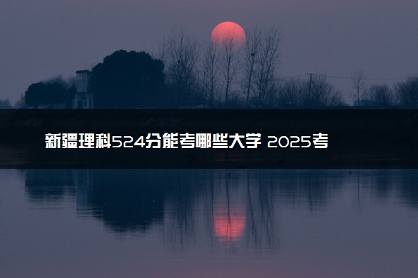 新疆理科524分能考哪些大学 2025考生稳上的大学名单