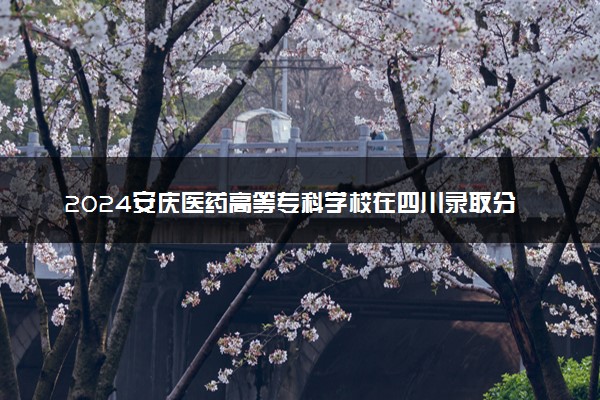 2024安庆医药高等专科学校在四川录取分数线 各专业分数及位次