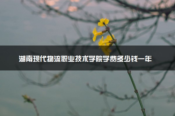 湖南现代物流职业技术学院学费多少钱一年 各专业收费标准（2025年参考）