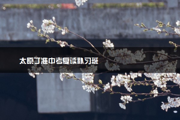 太原丁准中考复读补习班